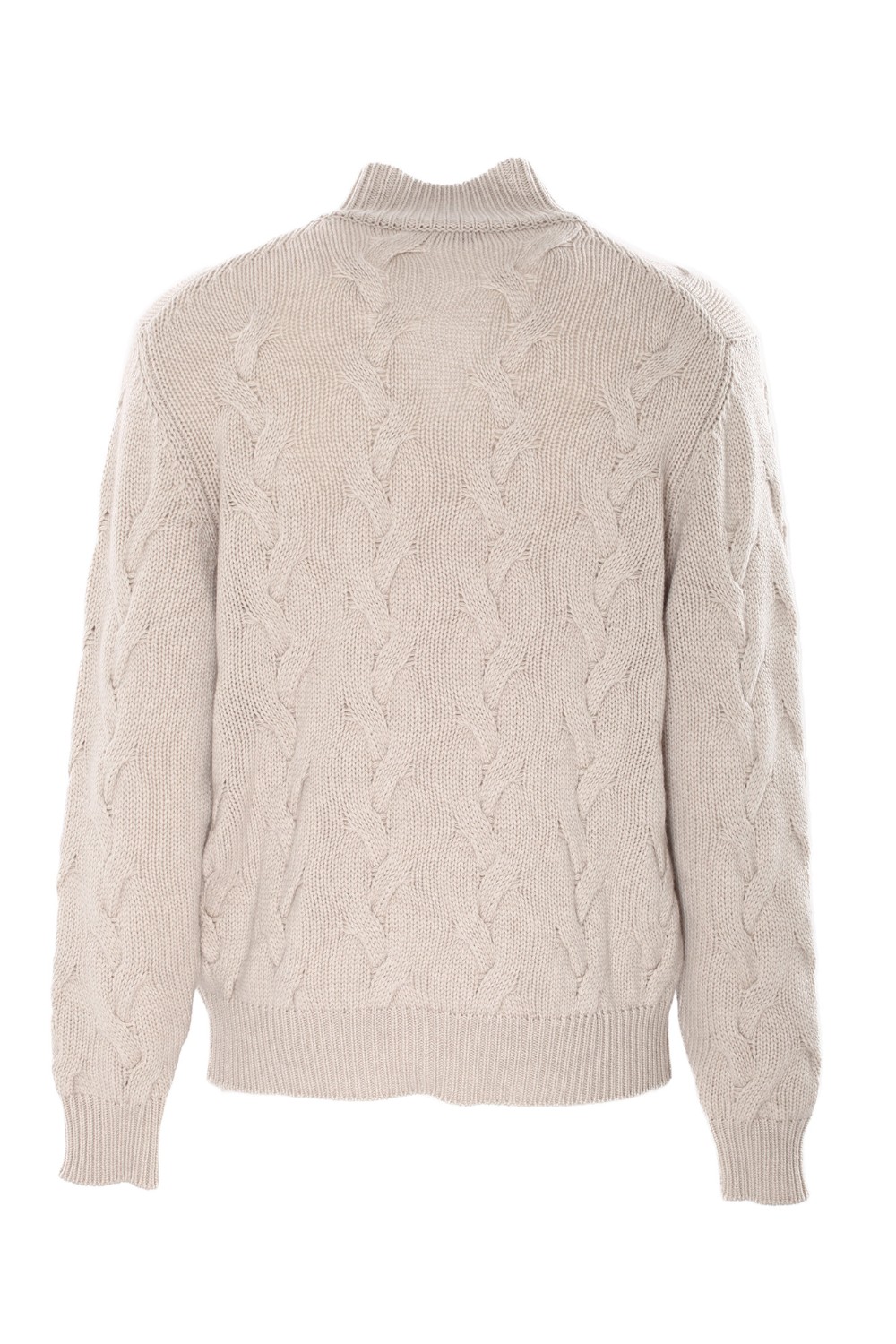 shop FILIPPO DE LAURENTIIS Saldi Bomber: Filippo De Laurentiis cardigan in cashmere.
Chiusura a zip doppio cursore.
Collo alto.
Dettagli intrecciati.
Tasche laterali.
Composizione: 100% cashmere.
Made in Italy.. FZ3MLT CA5T-040 number 9710560
